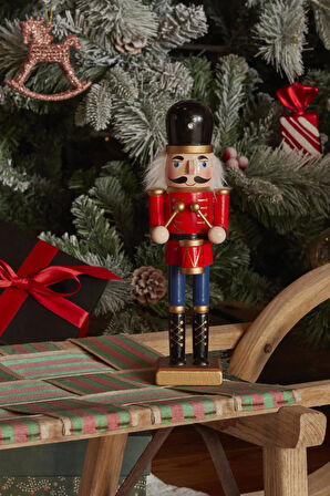Karaca Home New Year Nutcracker With Drums 25 cm