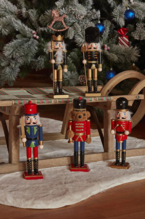 Karaca Home New Year Nutcracker With Drums 25 cm