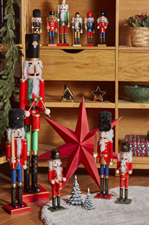 Karaca Home New Year Nutcracker With Drums 25 cm