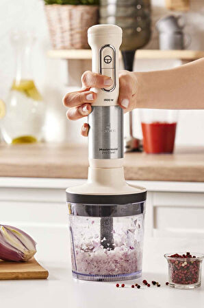 Mastermaid Prosteel 1500w Blender Seti Soft Cream-ınox