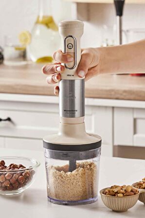 Mastermaid Prosteel 1500w Blender Seti Soft Cream-ınox