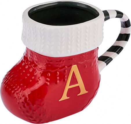 Karaca New Year Yılbaşı A Harfli Kupa