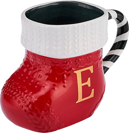 Karaca New Year Yılbaşı E Harfli Kupa