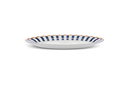 Karaca Linea New Year Yılbaşı Kayık Tabak 30 cm Mavi