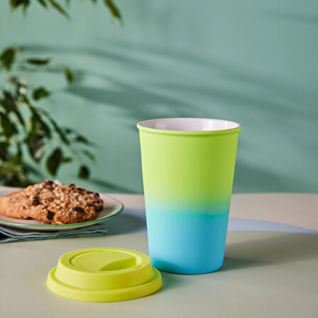 Karaca Soft Touch Travel Kupa 300 ml Sarı