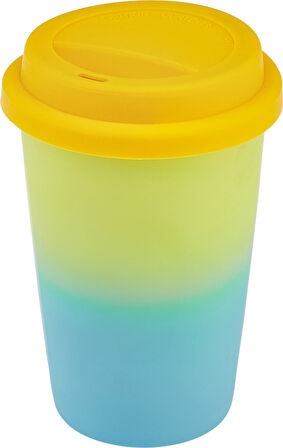 Karaca Soft Touch Travel Kupa 300 ml Sarı