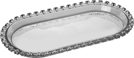 Karaca Glory Antrasit Kayık Tabak 25 cm