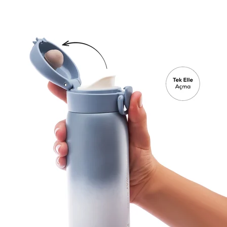 Karaca Skyfall Çelik Sızdırmaz Termos Mavi 350 ml
