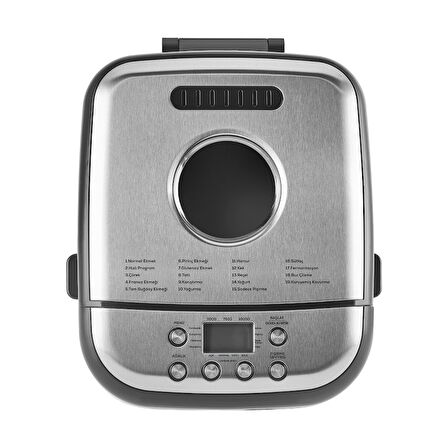 Karaca Bake Compact 19 in 1 Çok Fonksiyonlu Reçel, Yoğurt, Hamur Yoğurma ve Ekmek Yapma Makinesi Black