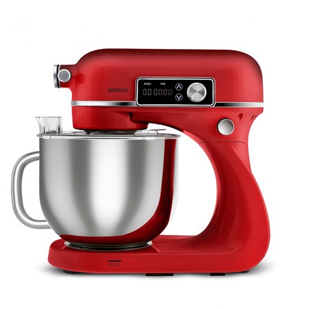 Karaca Maestro Artisan Döküm Hamur Yoğurma Makinesi Ultra Sessiz 6 Litre Kırmızı