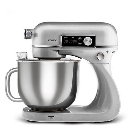Karaca Maestro Artisan Döküm Hamur Yoğurma Makinesi Ultra Sessiz 6 Litre Silver