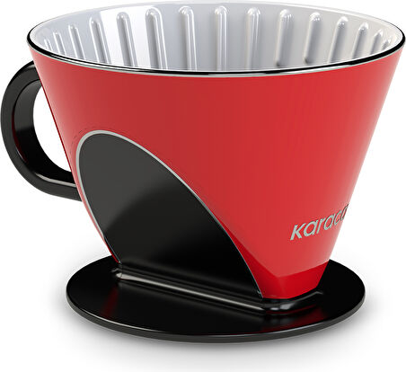 Karaca Hatır Dripper Kahve Demleme Kupa Seti Kırmızı 350 ml