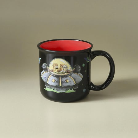 Karaca Rıck And Morty Siyah Kupa 400 Ml
