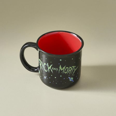 Karaca Rıck And Morty Siyah Kupa 400 Ml