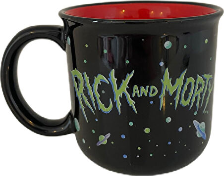 Karaca Rick And Morty Siyah Kupa 400 ml