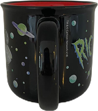 Karaca Rick And Morty Siyah Kupa 400 ml