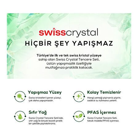 Karaca x Refika Birgül Swiss Crystal 15 Parça Tencere Seti Creamy