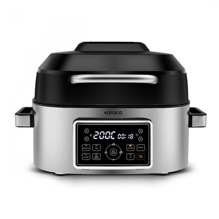 Karaca Gastro Air Grill 6 Kişilik Geniş Hacim Airfryer ve Izgara Makinesi 6L