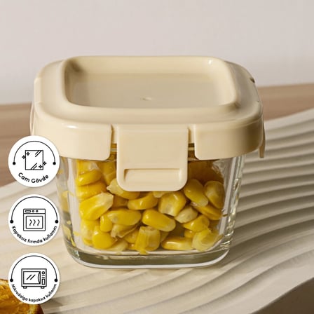 Karaca Lia Mini Cam Saklama Kabı 160 Ml