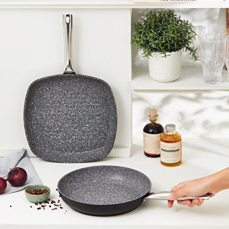 Karaca Bio Granit Leona Tava Grill Set
