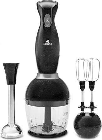 Karaca Mutfak Robotu Shiny Black 2000w