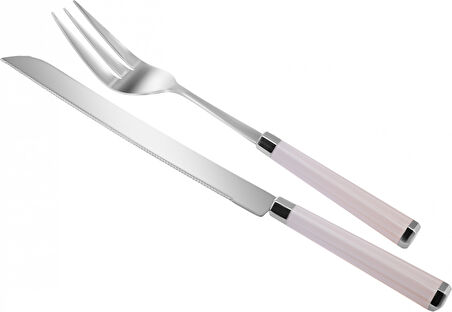 Karaca Freya 2 Parça Servis Seti Beyaz