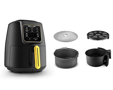 Karaca Air Pro Cook 3 in 1 XL Airfryer Black Gold