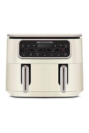 Air Pro Cook Duo Köz Xxxl 4+4 Litre Airfryer İconic Beige 8 Kişilik