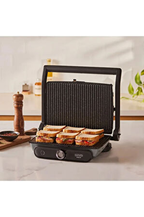 Gastro Grill Glass Premium Tost Makinesi COOL GRAY 2400W