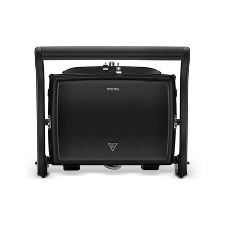 Karaca Gastro Grill Glass Premium Döküm Tost ve Izgara Makinesi Shiny Black 6 Dilim Kapasiteli 2400W