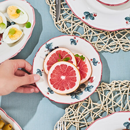 Karaca Very Berry 32 Parça 6 Kişilik Kahvaltı / Servis Seti