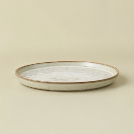 Karaca Rixton Bej Reaktif Pasta Tabağı  22 cm