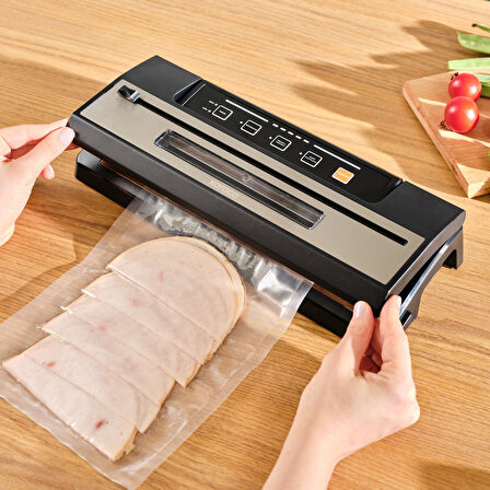 Karaca Seal and Fresh İnox Vakum Makinesi 5 Adet Poşet ve 1 Adet Rulo Hediyeli