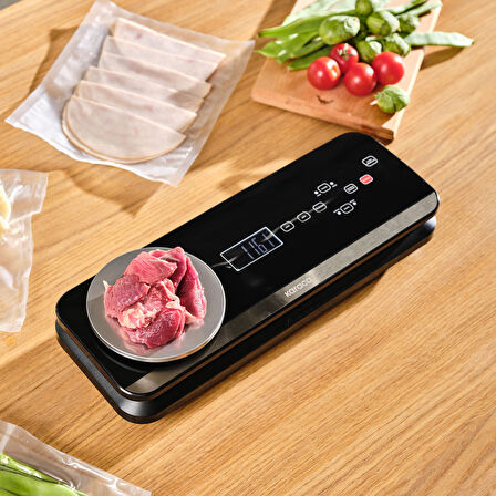 Karaca Seal and Fresh Inox Tartılı Vakum Makinesi 5 Adet Poşet ve 1 Adet Rulo Hediyeli