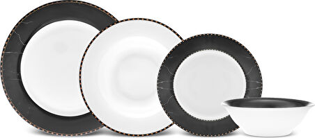 Karaca Gant 24 Parça 6 Kişilik New Bone Yemek Takımı