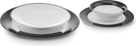 Karaca Gant 24 Parça 6 Kişilik New Bone Yemek Takımı