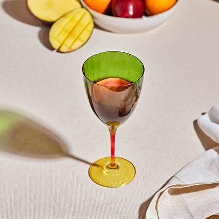 Karaca Dolce Cam Kadeh 400 ml Yeşil