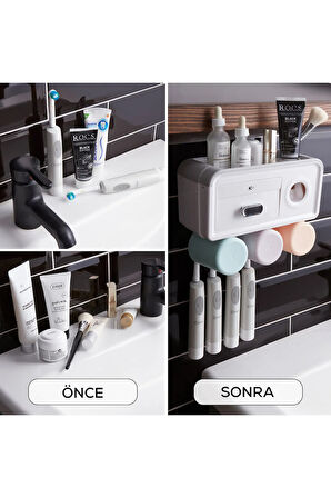 Karaca Home Glenda Banyo Organizer Aksesuar 12,5x23x12 cm