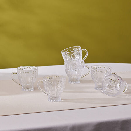 Karaca Seda 6 Kişilik Cam Çay Fincanı 180 ml