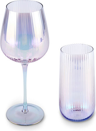 Karaca Leona 25 Parça 12 Kişilik Bardak Su Seti Gri