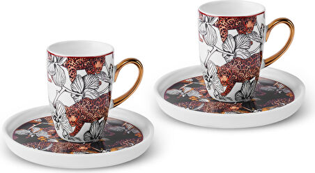 Karaca Tiger 2 Kişilik Kahve Fincanı 100 ml