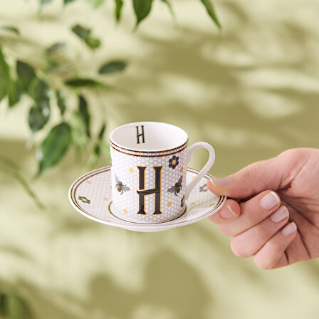 Karaca H Harfli Kahve Fincanı 80 ml