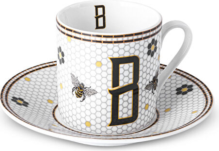 Karaca B Harfli Kahve Fincanı 80 ml