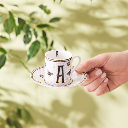 Karaca A Harfli Kahve Fincanı 80 ml