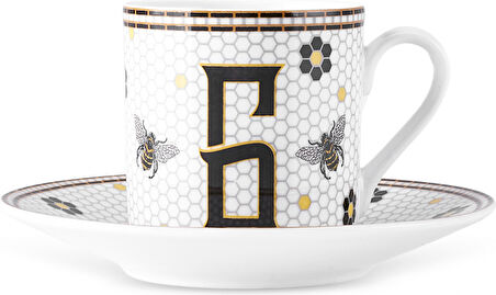 Karaca G Harfli  Kahve Fincanı 80 ml