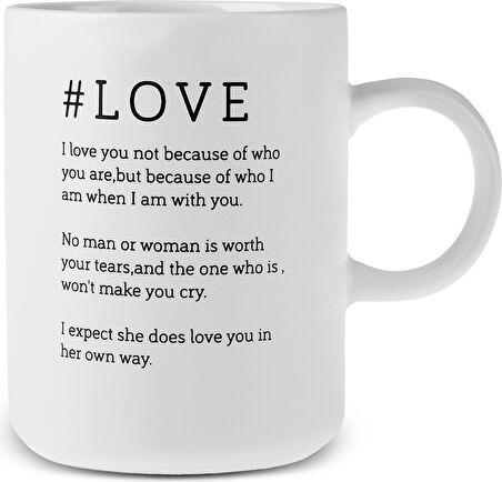 Karaca Tomris Love Kupa 370 ml