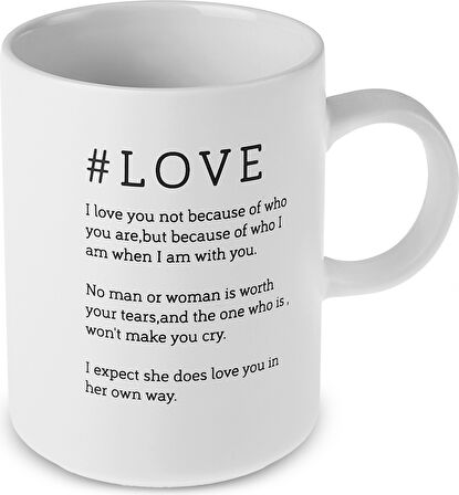 Karaca Tomris Love Kupa 370 ml