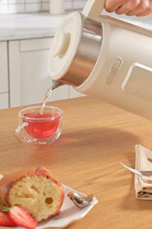 Multiboil Retro Cool Touch Kettle Su Isıtıcı Cream