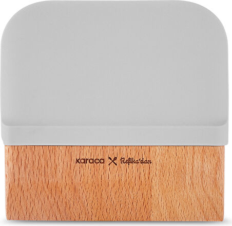 Karaca x Refika Gadgets Çift Taraflı Ahşap Hamur Kazıyıcı