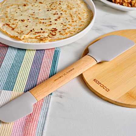 Karaca x Refika'dan Çift Taraflı Ahşap Spatula 30 cm